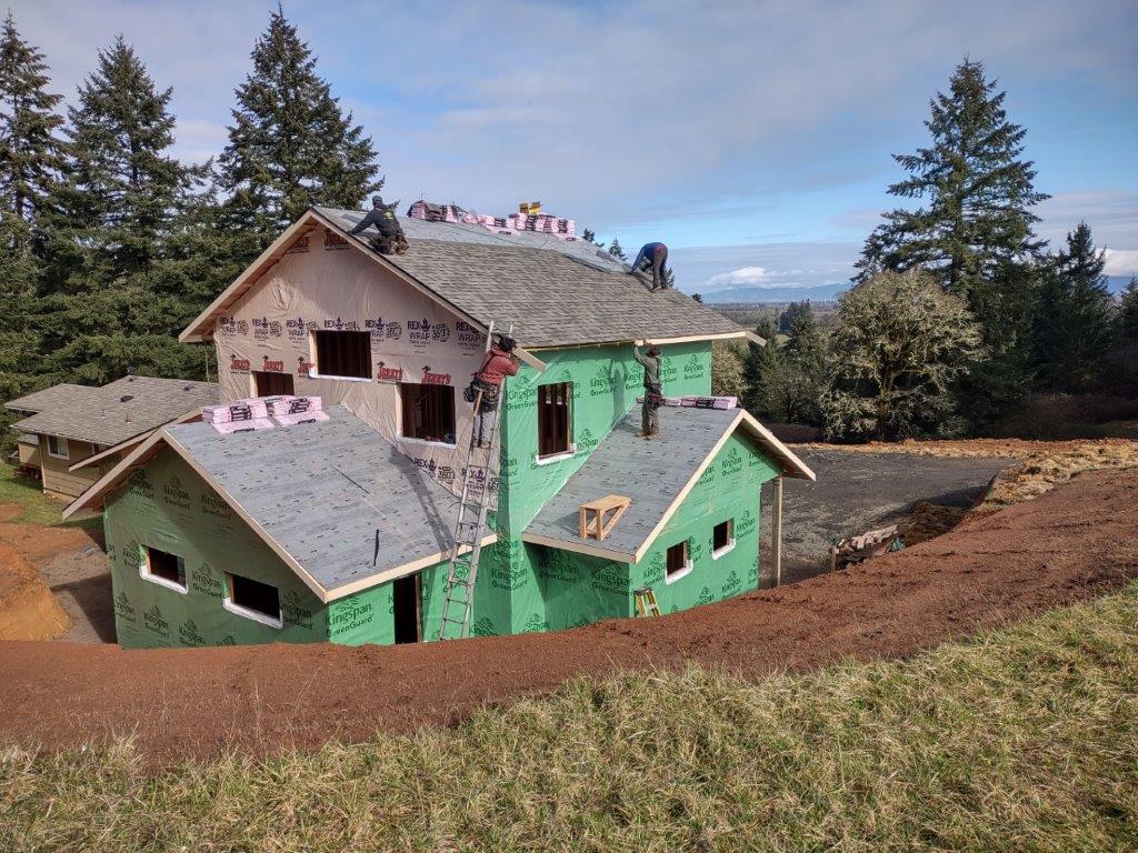 Exterior siding work
